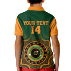 custom-text-and-number-wallabies-rugby-kid-polo-shirt-aussie-go-champions-indigenous-green