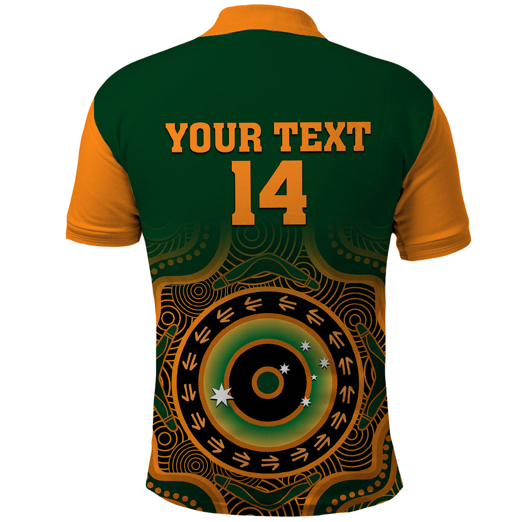 custom-text-and-number-wallabies-rugby-polo-shirt-aussie-go-champions-indigenous-green