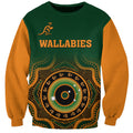 custom-text-and-number-wallabies-rugby-sweatshirt-aussie-go-champions-indigenous-green