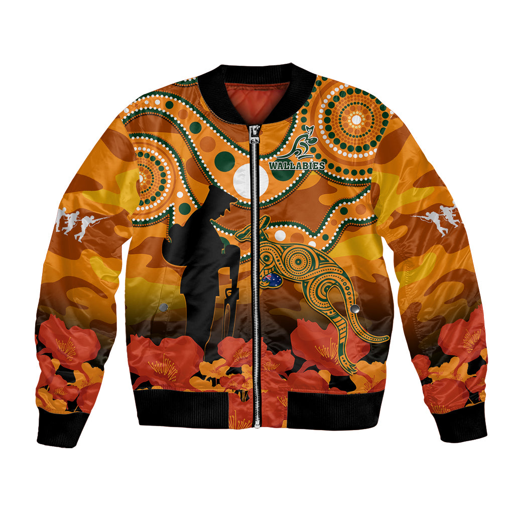 custom-text-and-number-wallabies-rugby-anzac-bomber-jacket-aboriginal-camouflage-lest-we-forget