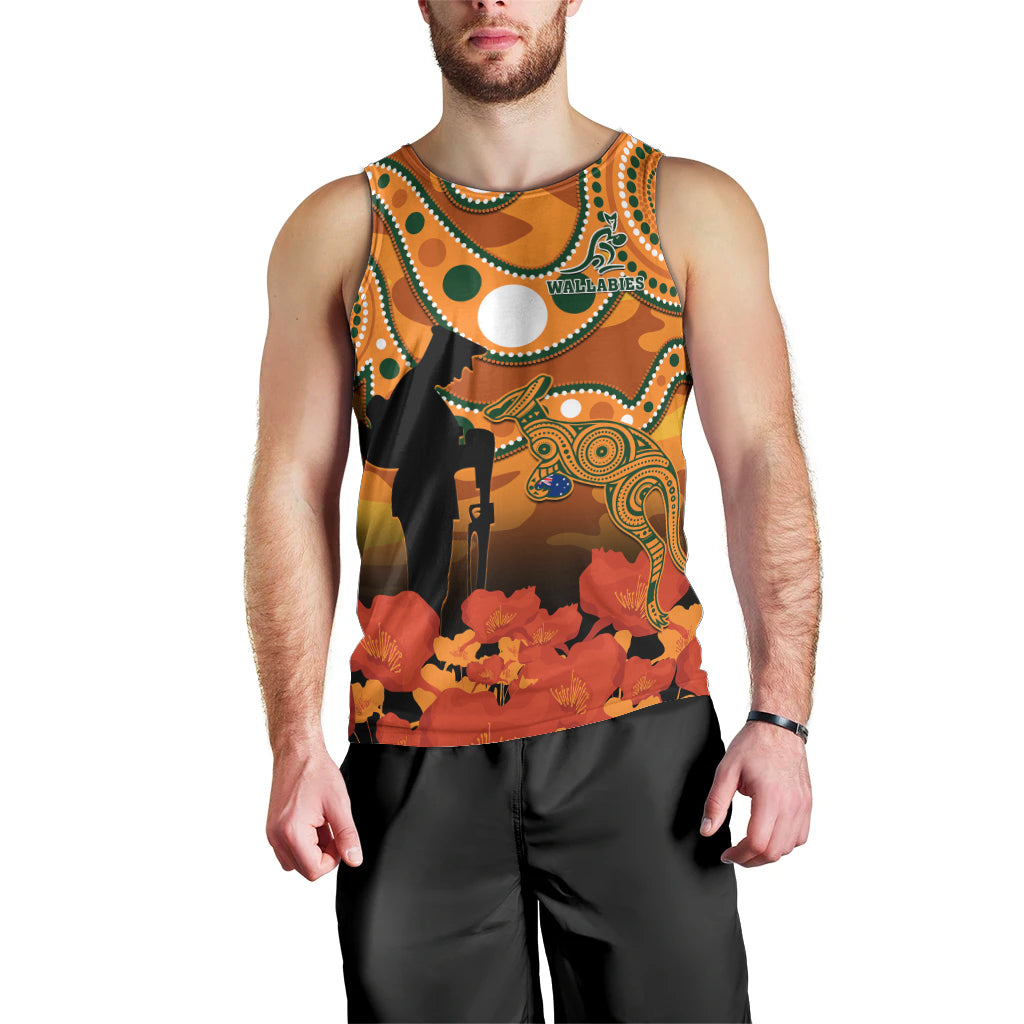 custom-text-and-number-wallabies-rugby-anzac-men-tank-top-aboriginal-camouflage-lest-we-forget