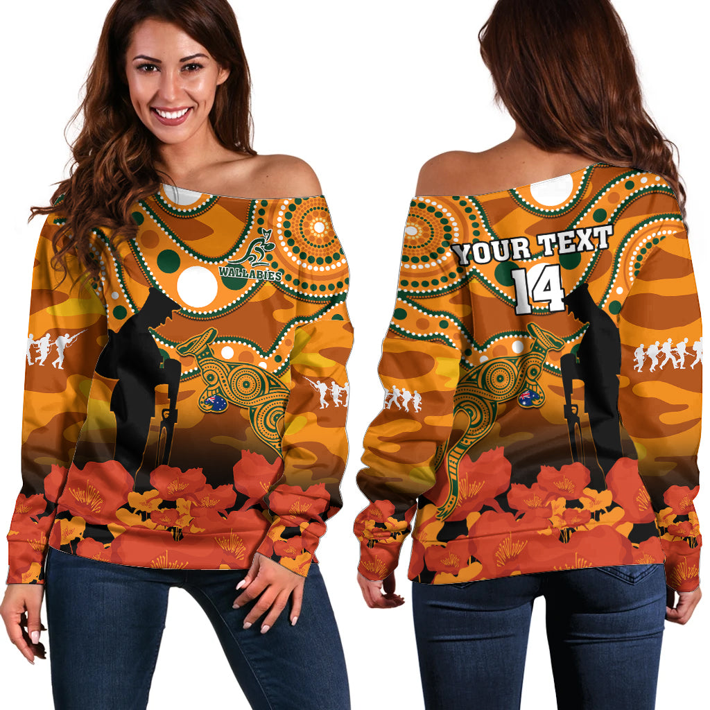 custom-text-and-number-wallabies-rugby-anzac-off-shoulder-sweater-aboriginal-camouflage-lest-we-forget