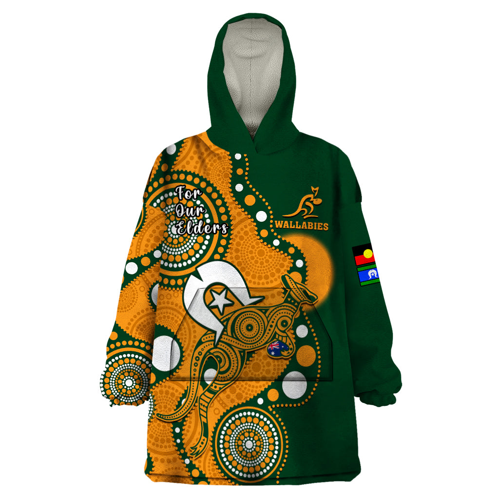 custom-text-and-number-wallabies-rugby-naidoc-wearable-blanket-hoodie-aboriginal-camouflage-lest-we-forget