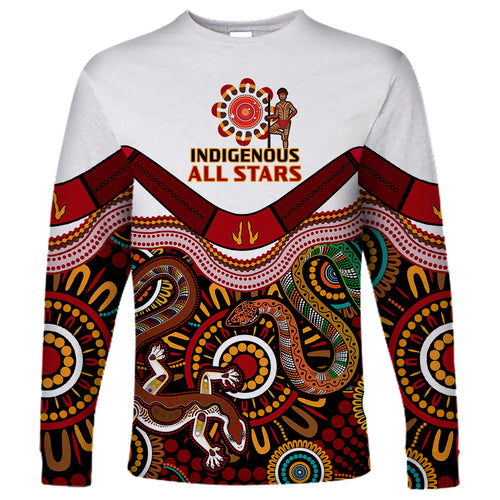 custom-text-and-number-australia-indigenous-rugby-long-sleeve-shirt-all-stars-aussie-snake-and-lizard