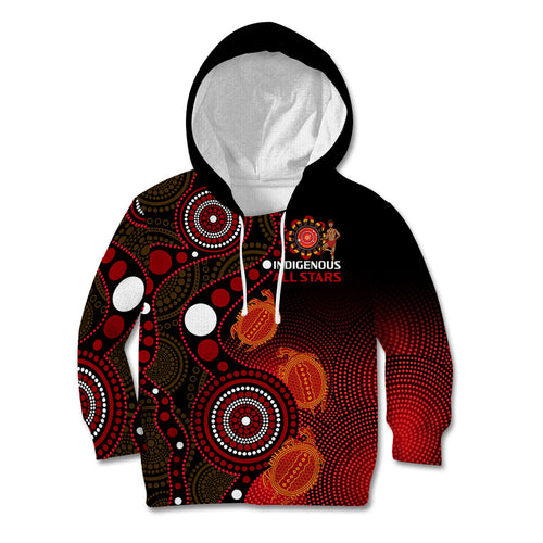 custom-text-and-number-australia-indigenous-rugby-kid-hoodie-all-stars-aboriginal-turtle
