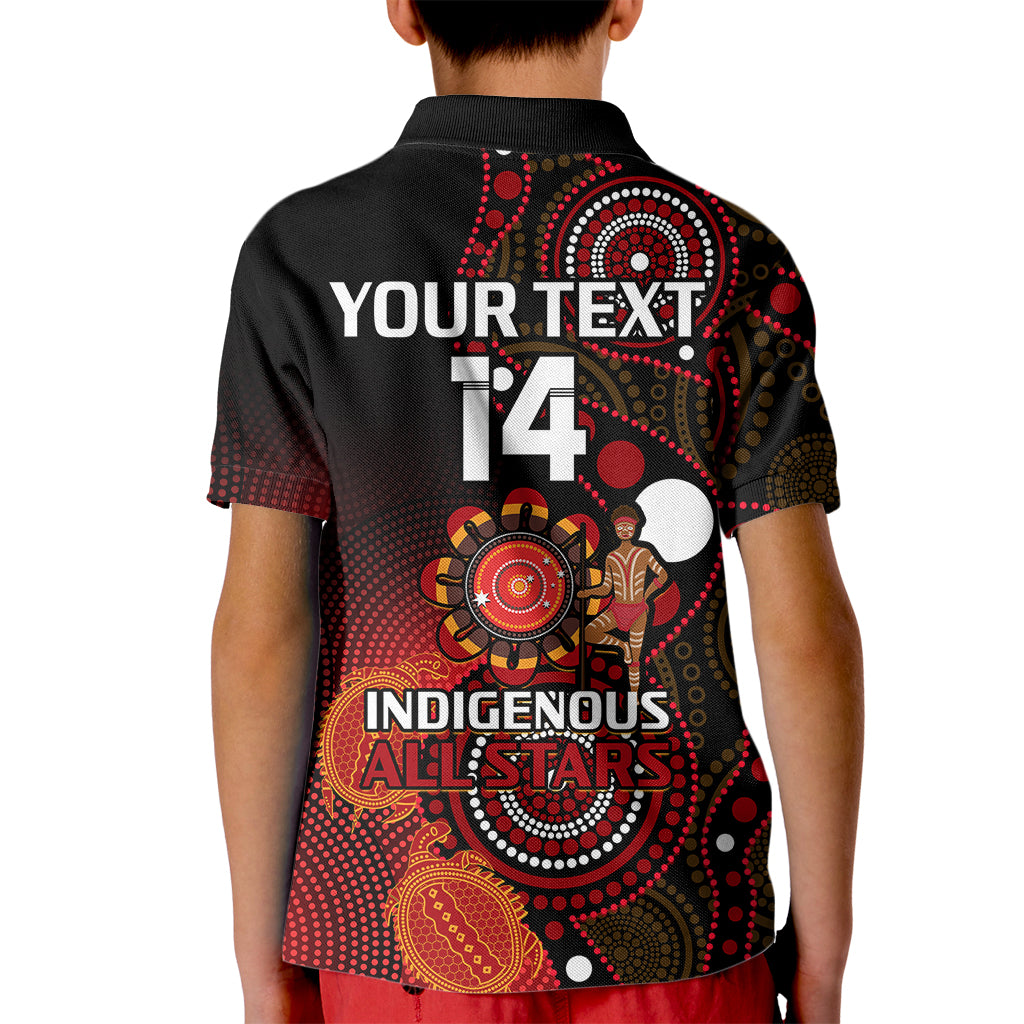 custom-text-and-number-australia-indigenous-rugby-kid-polo-shirt-all-stars-aboriginal-turtle