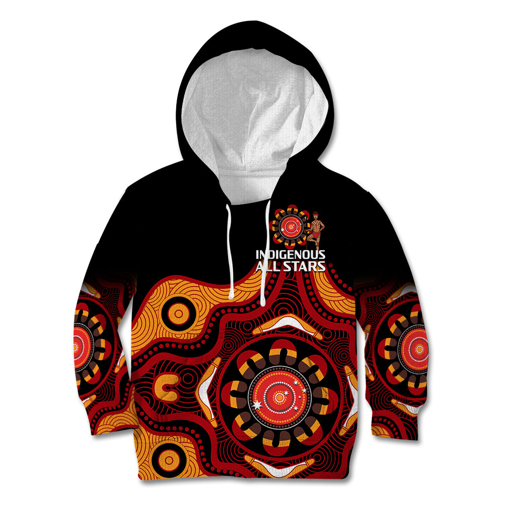 australia-indigenous-rugby-kid-hoodie-all-stars-aborigine-dreamtime-black-version