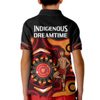 australia-indigenous-rugby-kid-polo-shirt-all-stars-aborigine-dreamtime-black-version