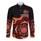 australia-indigenous-rugby-long-sleeve-button-shirt-all-stars-aborigine-dreamtime-black-version