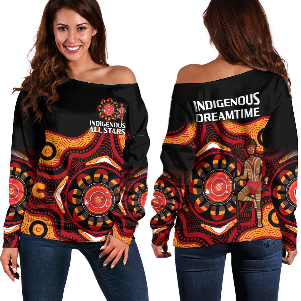 australia-indigenous-rugby-off-shoulder-sweater-all-stars-aborigine-dreamtime-black-version