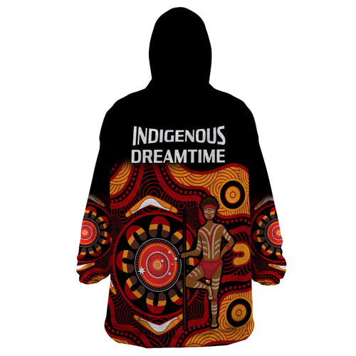 australia-indigenous-rugby-wearable-blanket-hoodie-all-stars-aborigine-dreamtime-black-version