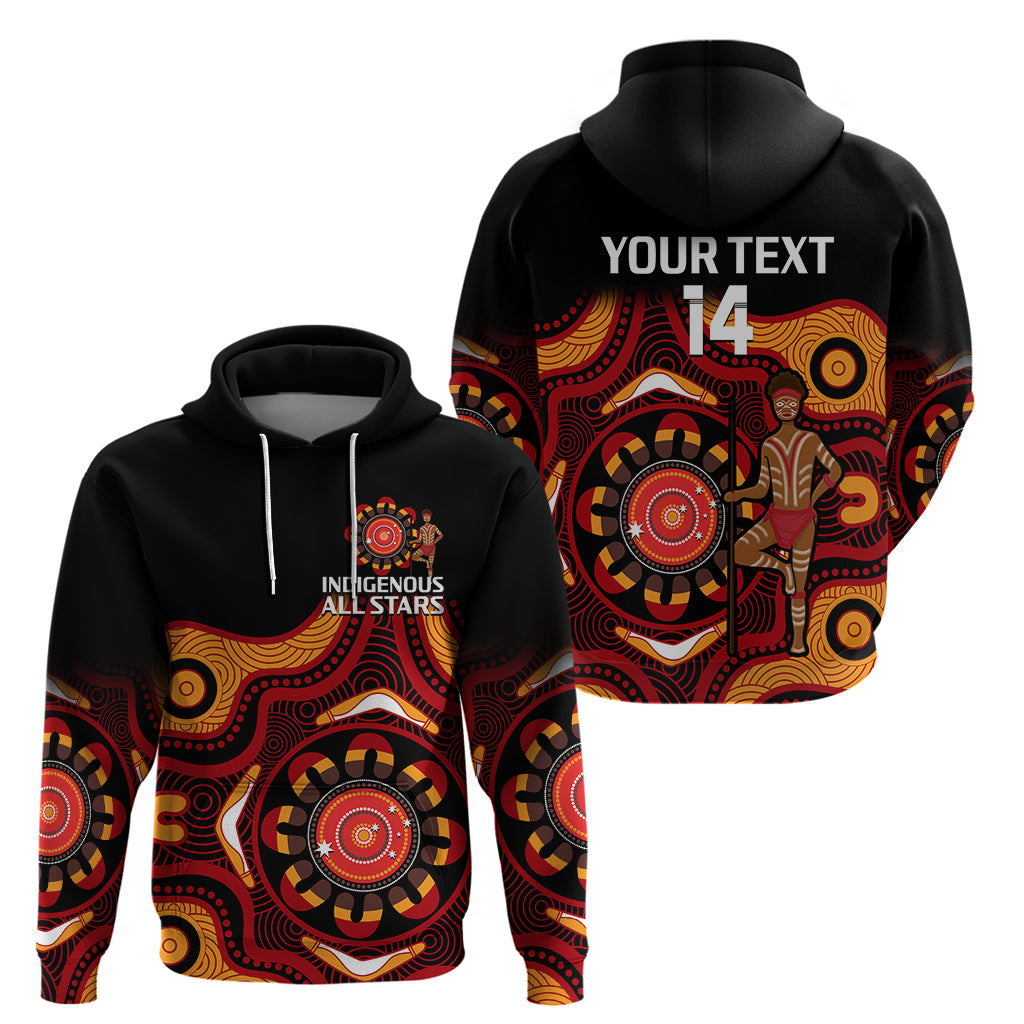 custom-text-and-number-australia-indigenous-rugby-hoodie-all-stars-aborigine-dreamtime-black-version