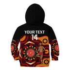 custom-text-and-number-australia-indigenous-rugby-kid-hoodie-all-stars-aborigine-dreamtime-black-version