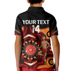 custom-text-and-number-australia-indigenous-rugby-kid-polo-shirt-all-stars-aborigine-dreamtime-black-version