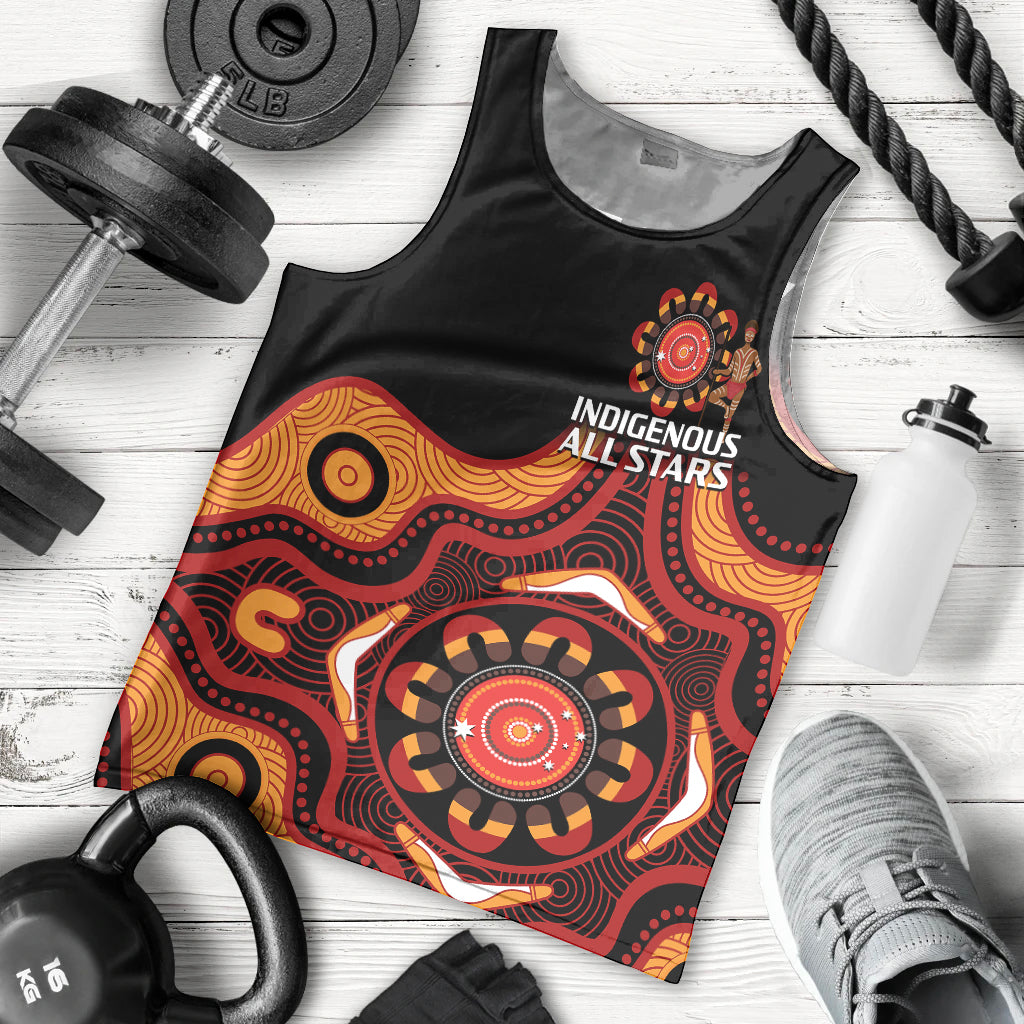 custom-text-and-number-australia-indigenous-rugby-men-tank-top-all-stars-aborigine-dreamtime-black-version