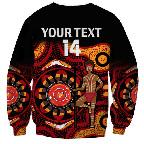 custom-text-and-number-australia-indigenous-rugby-sweatshirt-all-stars-aborigine-dreamtime-black-version