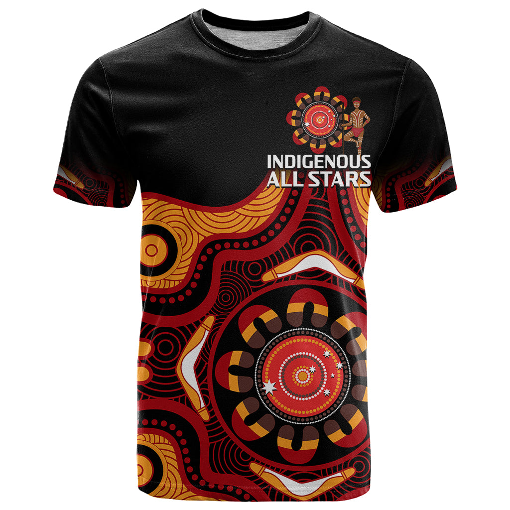 custom-text-and-number-australia-indigenous-rugby-t-shirt-all-stars-aborigine-dreamtime-black-version