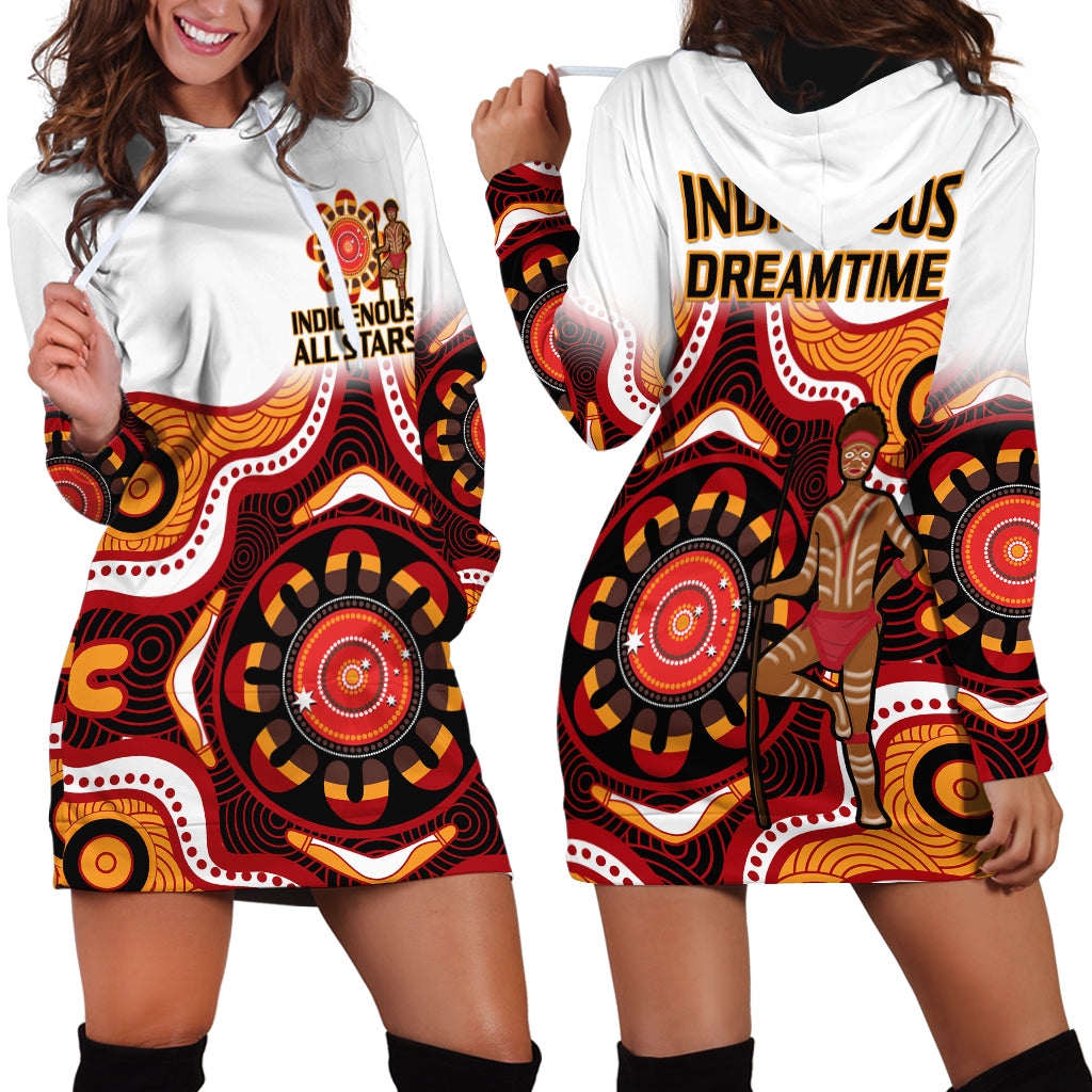 australia-indigenous-rugby-hoodie-dress-all-stars-aborigine-dreamtime-white-version