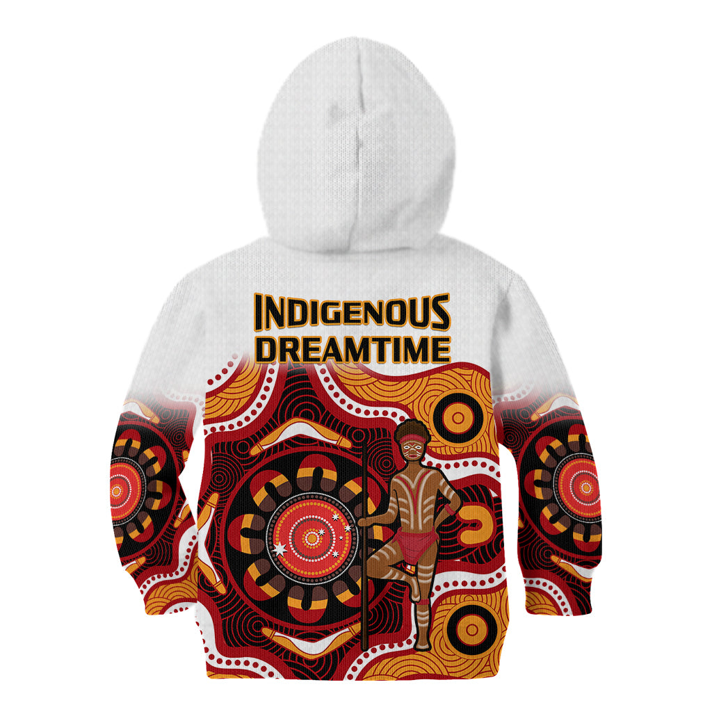 australia-indigenous-rugby-kid-hoodie-all-stars-aborigine-dreamtime-white-version