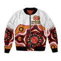 custom-text-and-number-australia-indigenous-rugby-bomber-jacket-all-stars-aborigine-dreamtime-white-version
