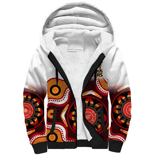custom-text-and-number-australia-indigenous-rugby-sherpa-hoodie-all-stars-aborigine-dreamtime-white-version