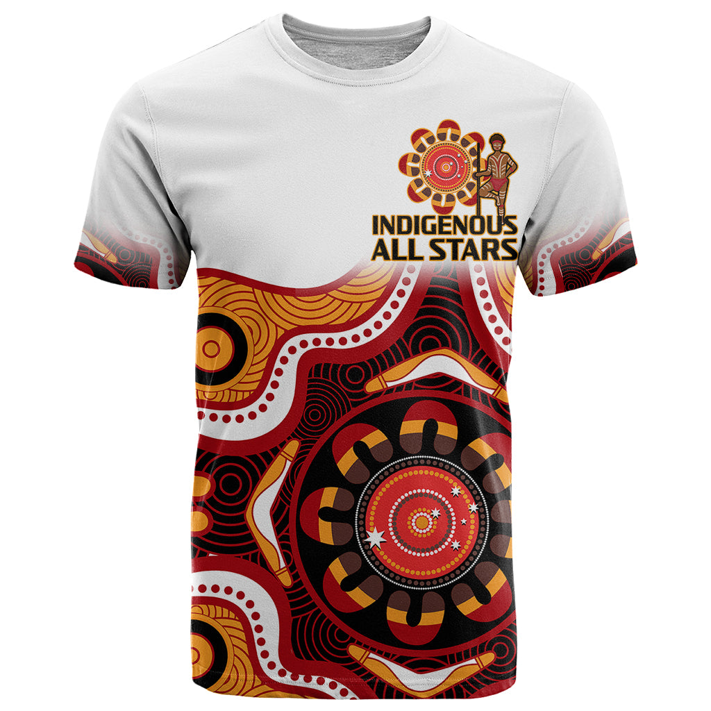 custom-text-and-number-australia-indigenous-rugby-t-shirt-all-stars-aborigine-dreamtime-white-version