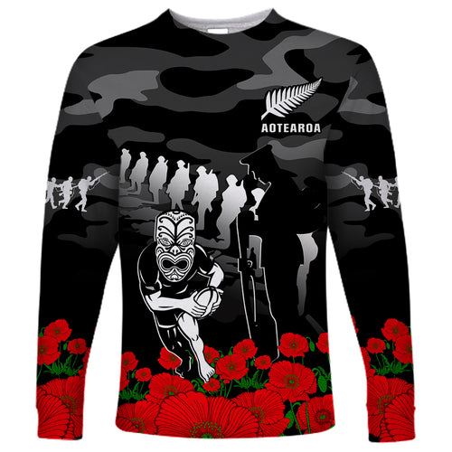 custom-text-and-number-new-zealand-anzac-rugby-long-sleeve-shirt-silver-fern-all-black-camouflage-mix-poppy