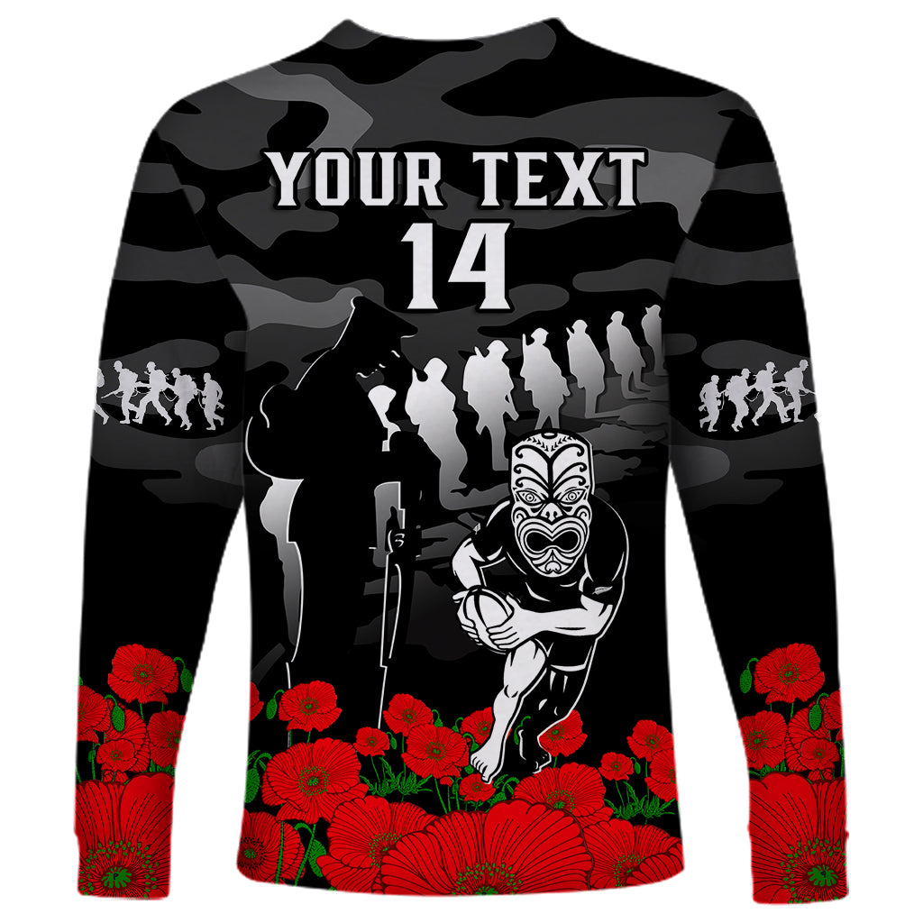 custom-text-and-number-new-zealand-anzac-rugby-long-sleeve-shirt-silver-fern-all-black-camouflage-mix-poppy