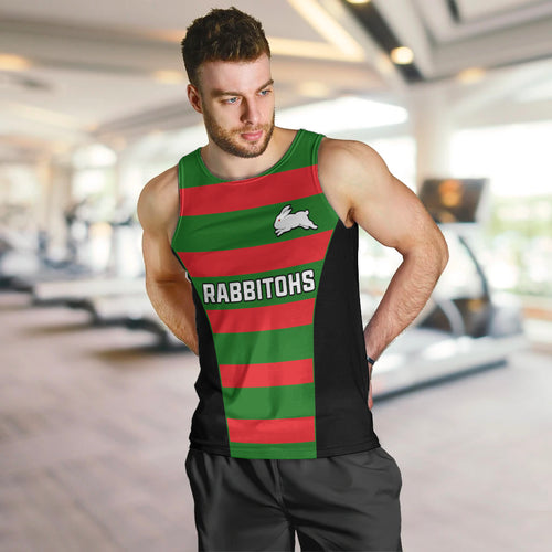 custom-text-and-number-rabbitohs-rugby-men-tank-top-go-souths-1908-sporty-style-black
