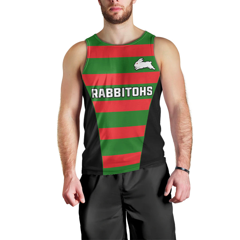 custom-text-and-number-rabbitohs-rugby-men-tank-top-go-souths-1908-sporty-style-black