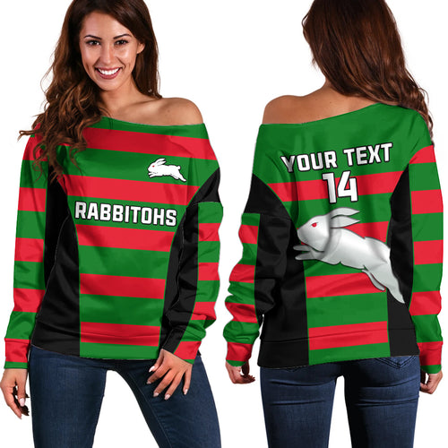custom-text-and-number-rabbitohs-rugby-off-shoulder-sweater-go-souths-1908-sporty-style-black