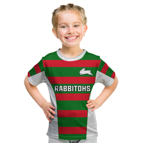 custom-text-and-number-rabbitohs-rugby-kid-t-shirt-go-souths-1908-sporty-style-white