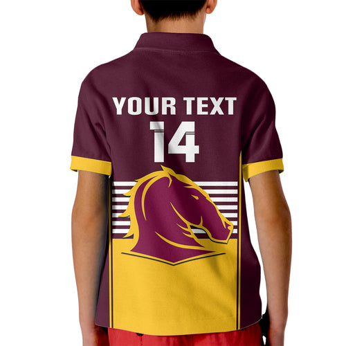 custom-text-and-number-broncos-rugby-2023-kid-polo-shirt-sporty-style-maroon-version