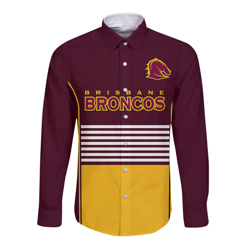 custom-text-and-number-broncos-rugby-2023-long-sleeve-button-shirt-sporty-style-maroon-version