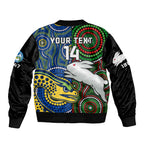 custom-text-and-number-rabbitohs-mix-eels-rugby-bomber-jacket-souths-and-parra-indigenous