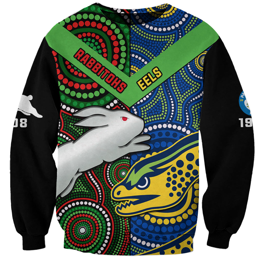 custom-text-and-number-rabbitohs-mix-eels-rugby-sweatshirt-souths-and-parra-indigenous