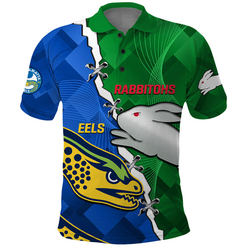 custom-personalised-rabbitohs-mix-eels-rugby-polo-shirt-souths-and-parra-sporty-style
