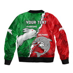 custom-personalised-rabbitohs-mix-dolphins-rugby-bomber-jacket-sporty-style