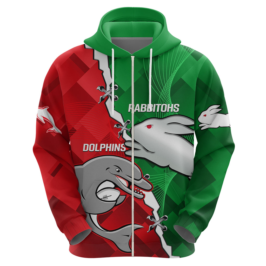 custom-personalised-rabbitohs-mix-dolphins-rugby-hoodie-sporty-style