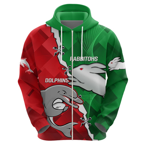 custom-personalised-rabbitohs-mix-dolphins-rugby-hoodie-sporty-style