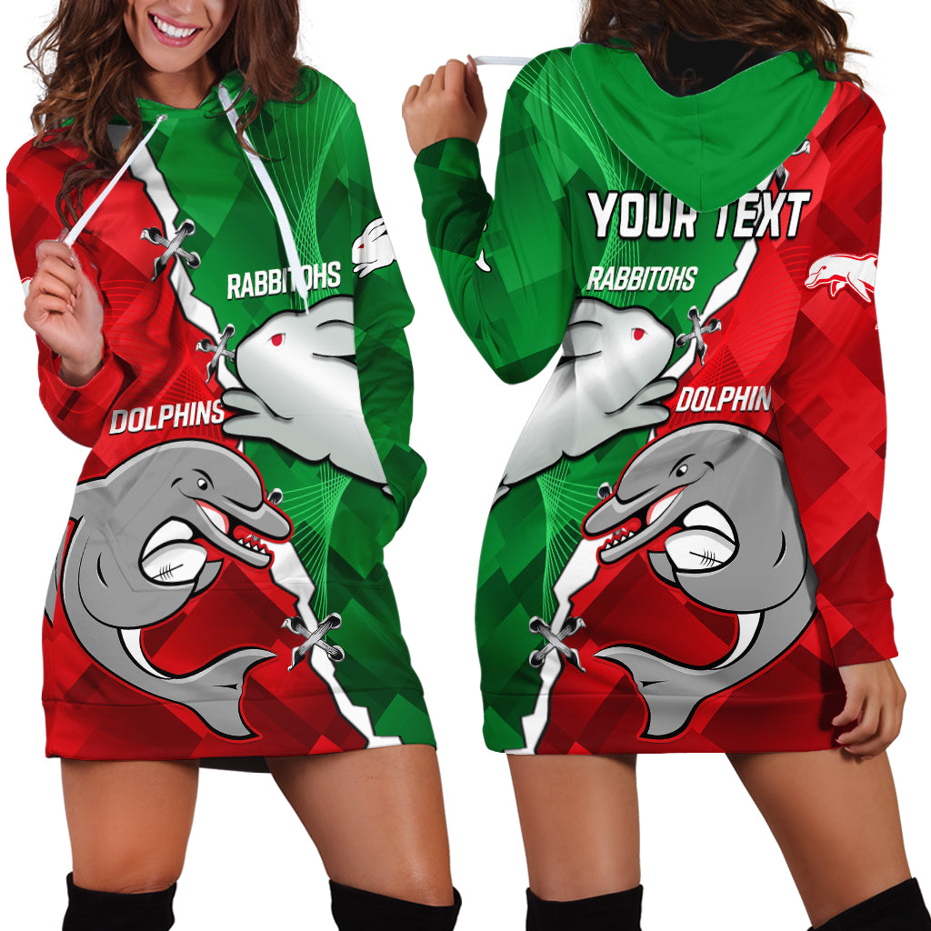 custom-personalised-rabbitohs-mix-dolphins-rugby-hoodie-dress-sporty-style