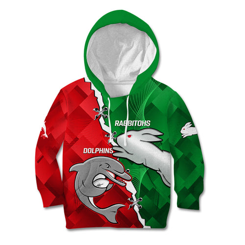 custom-personalised-rabbitohs-mix-dolphins-rugby-kid-hoodie-sporty-style