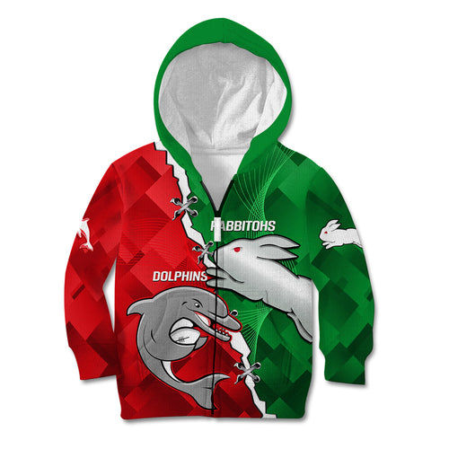 custom-personalised-rabbitohs-mix-dolphins-rugby-kid-hoodie-sporty-style