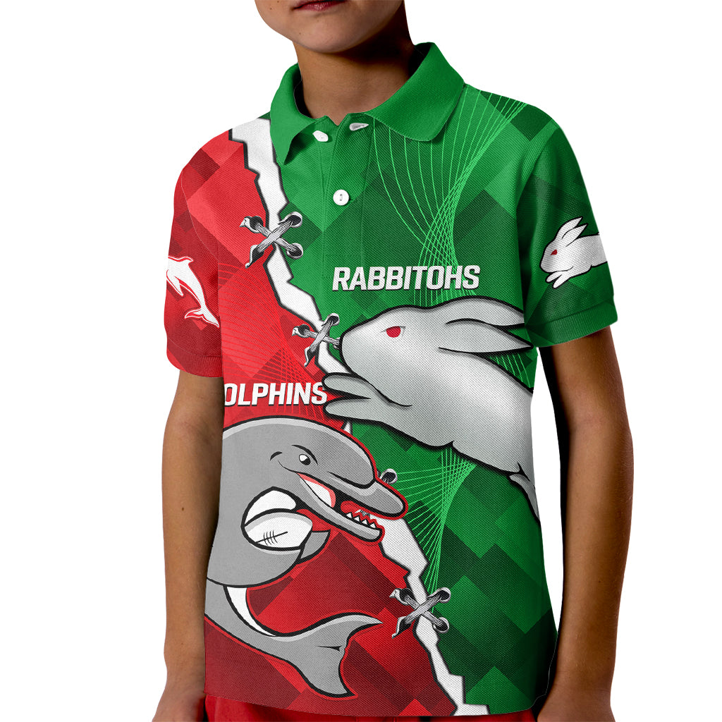 custom-personalised-rabbitohs-mix-dolphins-rugby-kid-polo-shirt-sporty-style