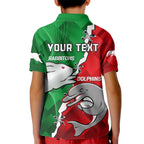 custom-personalised-rabbitohs-mix-dolphins-rugby-kid-polo-shirt-sporty-style