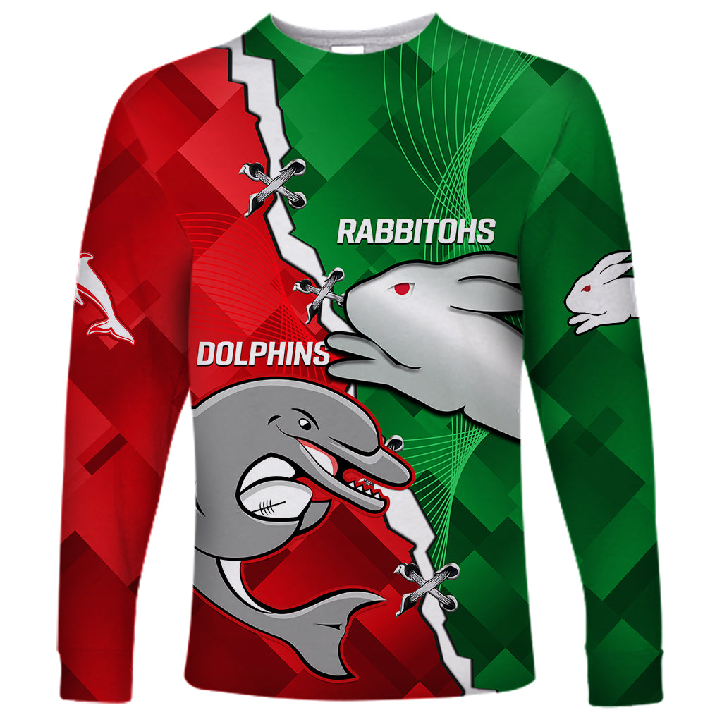 custom-personalised-rabbitohs-mix-dolphins-rugby-long-sleeve-shirt-sporty-style