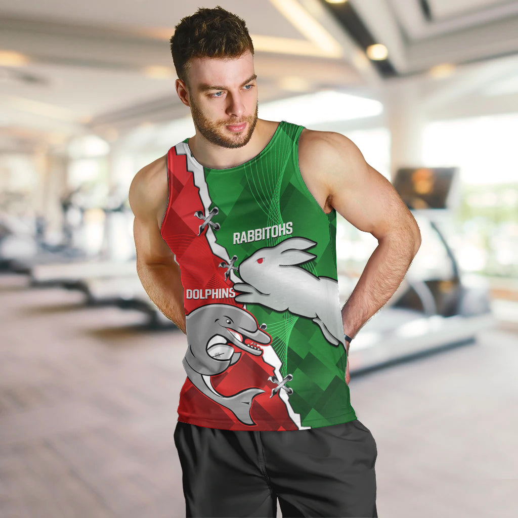 custom-personalised-rabbitohs-mix-dolphins-rugby-men-tank-top-sporty-style