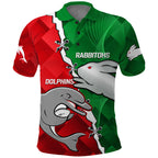 custom-personalised-rabbitohs-mix-dolphins-rugby-polo-shirt-sporty-style