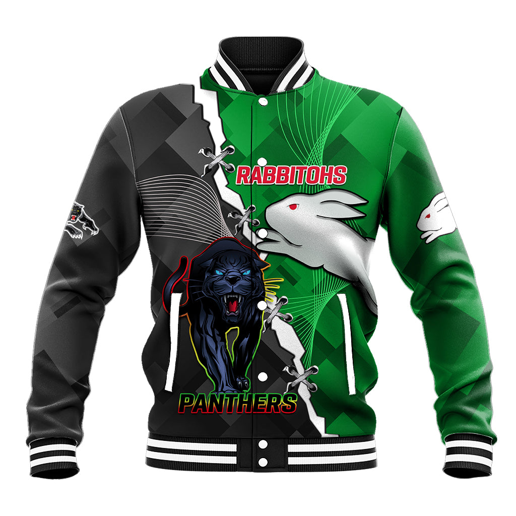 custom-personalised-rabbitohs-mix-panthers-rugby-baseball-jacket-sporty-style