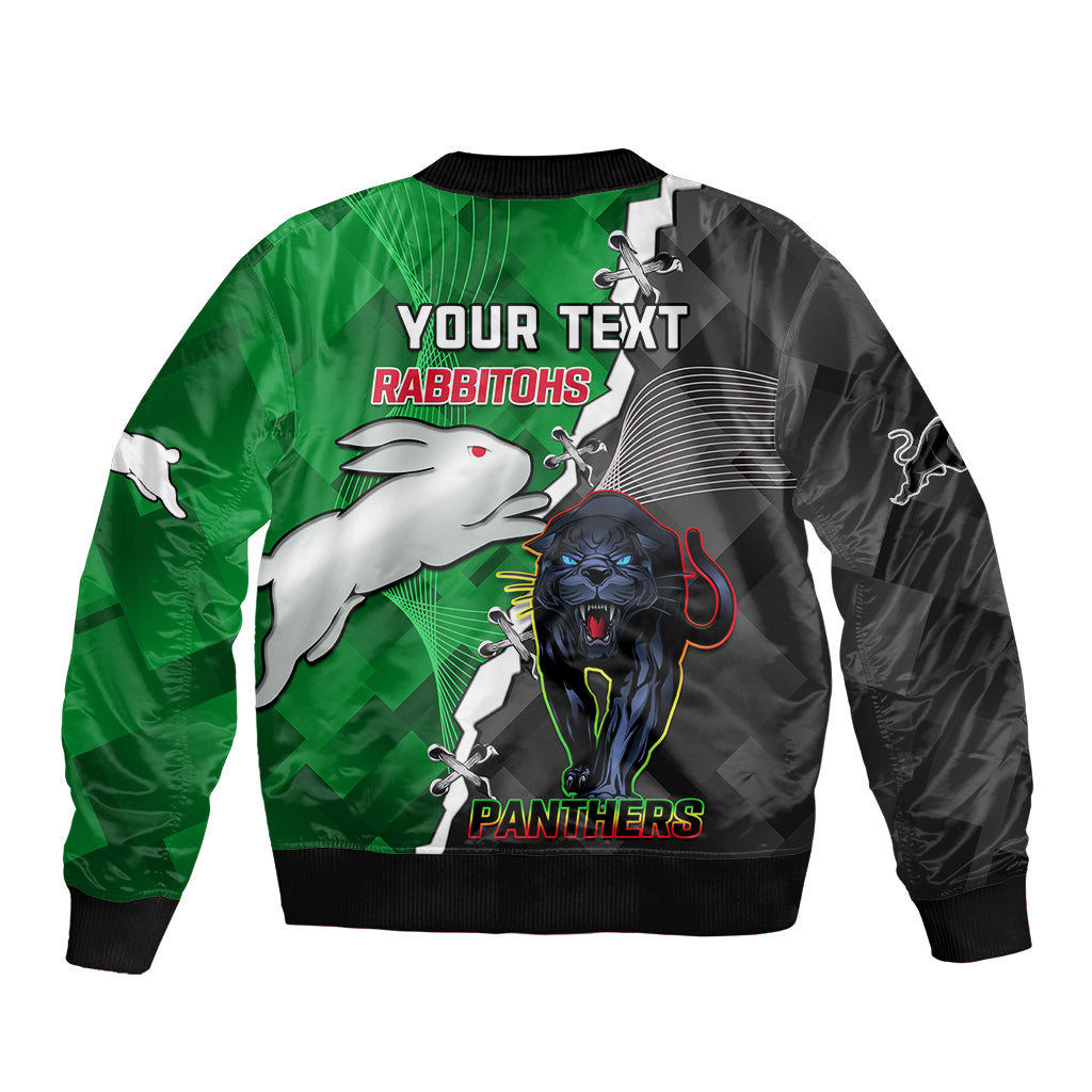 custom-personalised-rabbitohs-mix-panthers-rugby-bomber-jacket-sporty-style